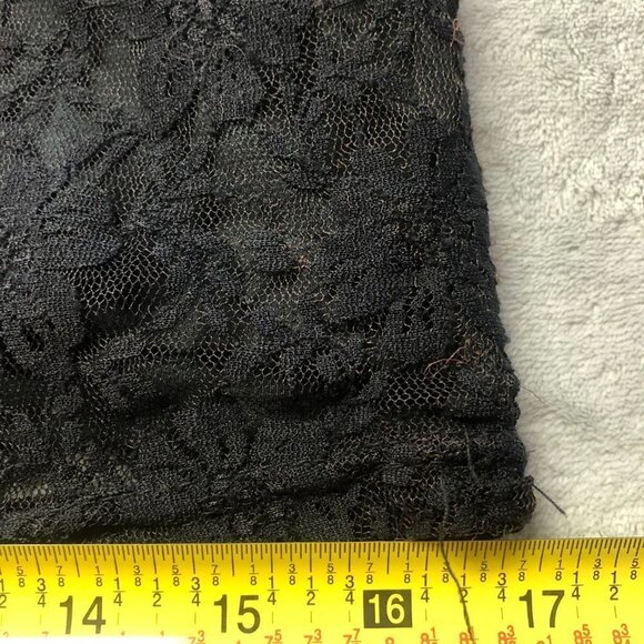 Harlow Black Lace Sleeveless Open Back Mini Party Dress Size Large - Picture 14 of 14